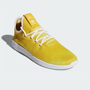Pharrell x Adidas Tennis Hu “Holi Festival” Yellow Ombre Running White Lace Up